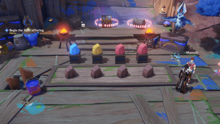 Genshin Impact - Second Mamull Painted Stones Challenge