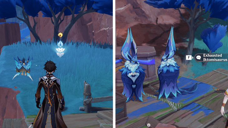 Genshin Impact - Iktomisaurus Spiritsconce Near Mamull