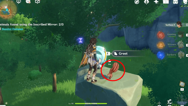 Genshin - Pumpkin Overview Location