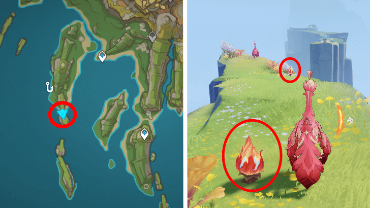 Genshin - Embercore Flower 56-57