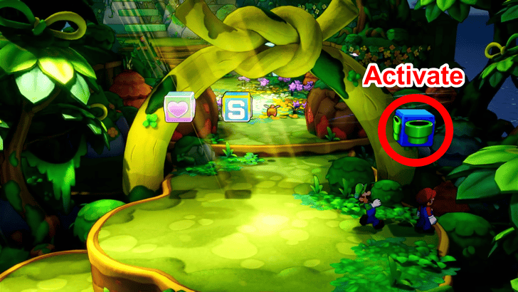 Conductor Island Walkthrough Activate the Green Pipe Block