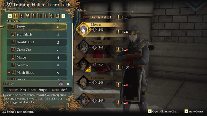 Romancing Saga 2 - Training Hall