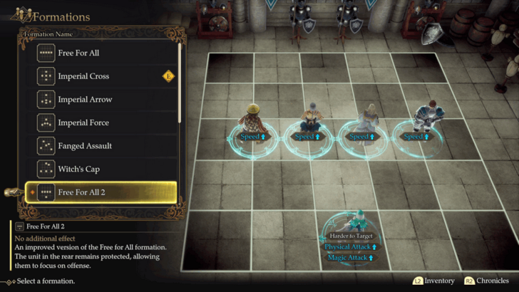 Romancing Saga 2 Free For All 2 Formation