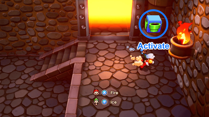 Technikki or Adaphne Engine Walkthrough Activate the Green Pipe Block in the Warehouse Exterior