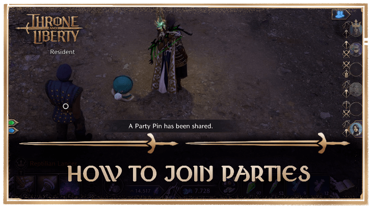 Throne and Liberty How to Join and Invite to Party