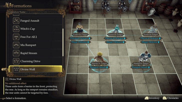 Romancing Saga 2 Divine Wall Formation