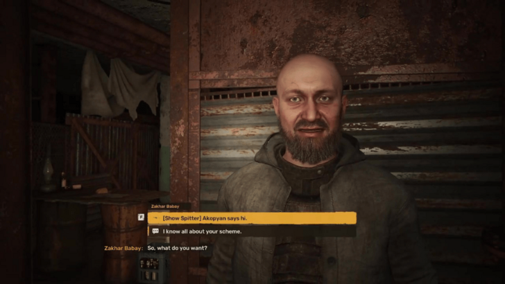 Lure Zakhar Away from Slag Heap