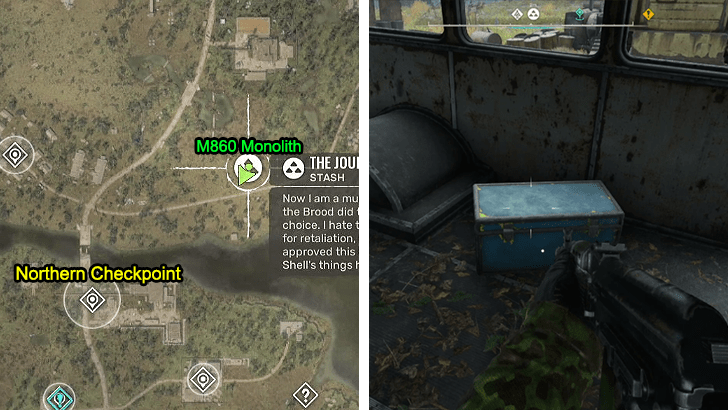 West of the Detention Center Journalist Stash