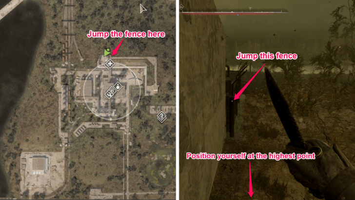 Chemical Plant Fence Jump