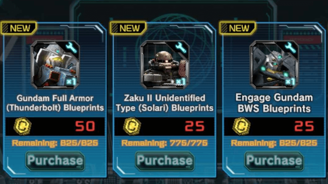 FATB Blueprints - Gundam UC Engage