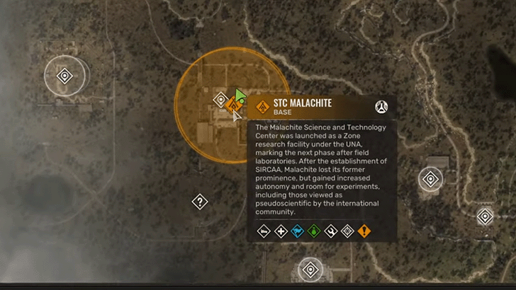 STC Malachite Location