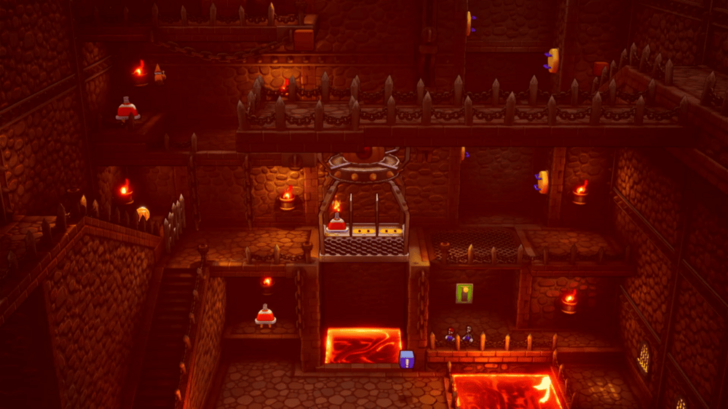 Hit the Lever in the Right Room to Stop the Lava