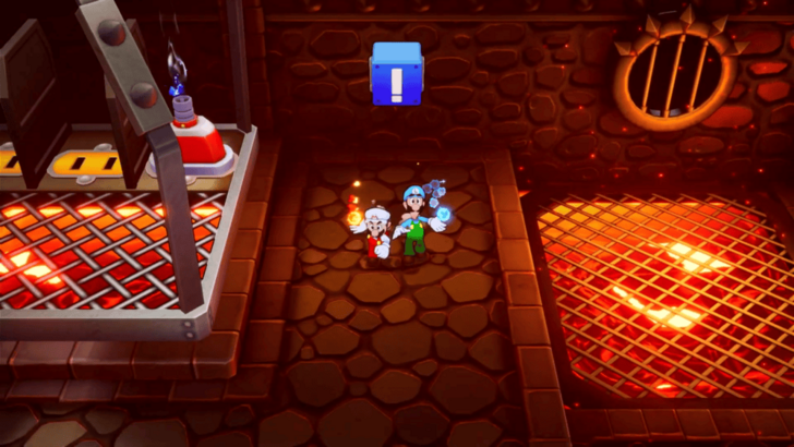 Hit the Exclamation Block to Bring Down the Elevator