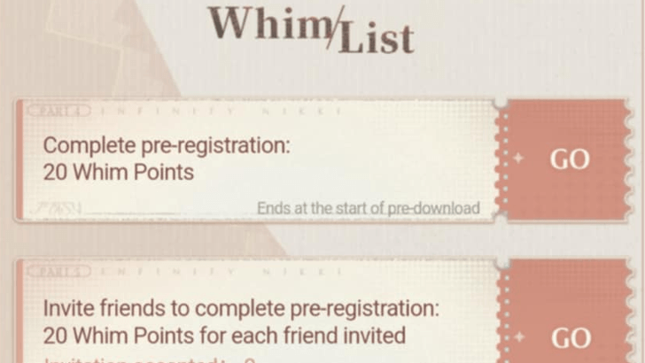 Collect Whim Points Infinity Nikki
