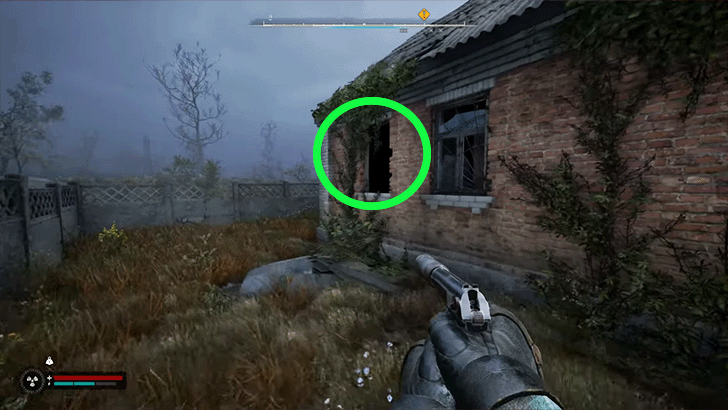 Window Behind the House