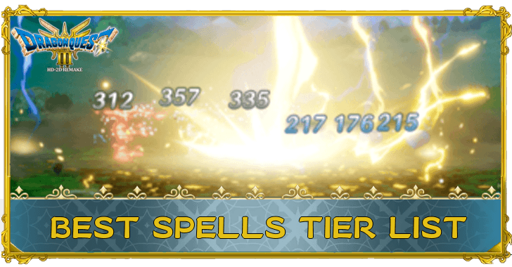 Dragon Quest 3 - Best Spells Tier List