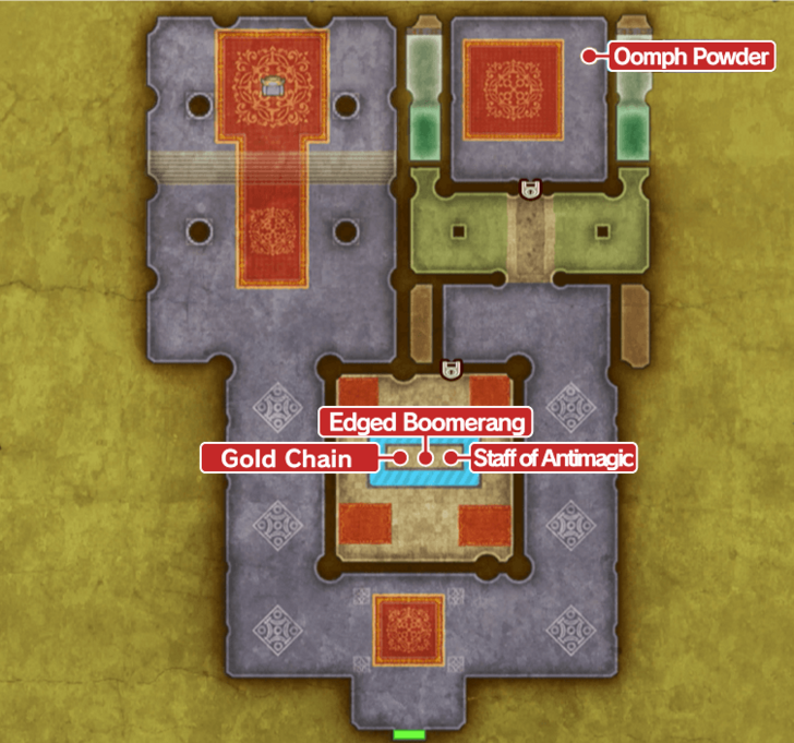 Dragon Quest 3HD2DR - Portoga Castle Map