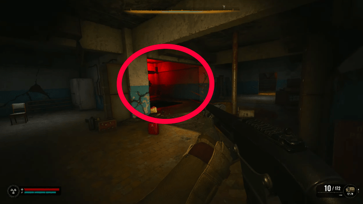 going to the lower level of X5 step 2