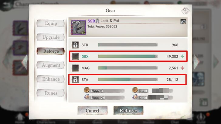 Reforging Gear Stats Part 3 - MementoMori