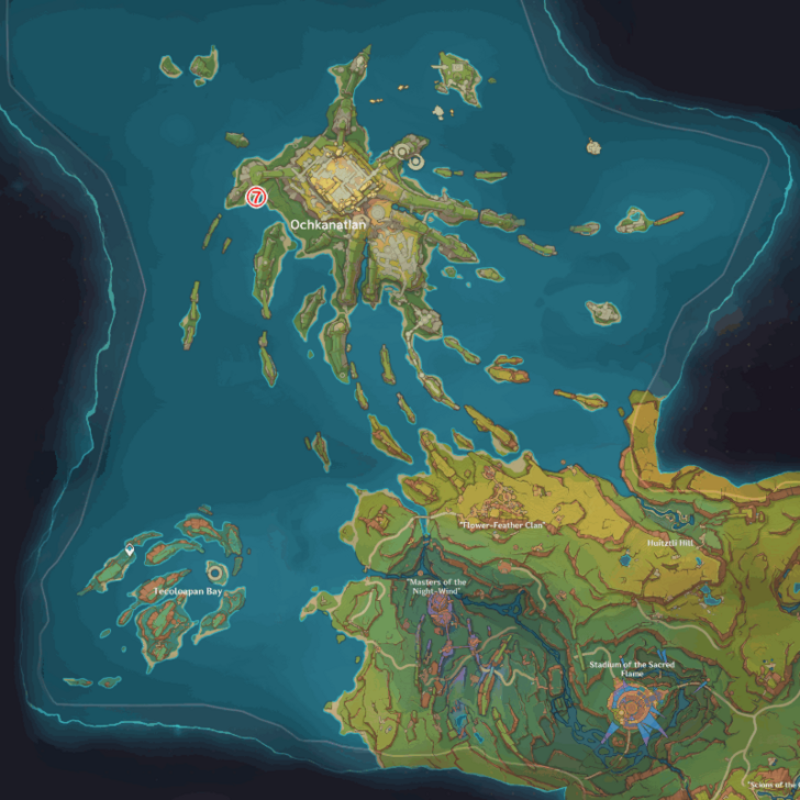 Genshin - Flowfire Bird Ochkanatlan Locations