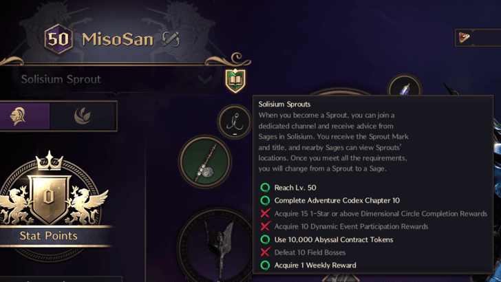 Throne and Liberty (TL) - Solisium Sprout