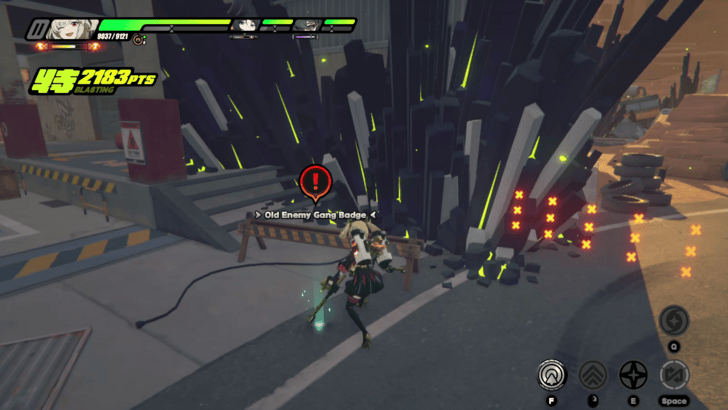 Collect the Old Enemy Gang Badge