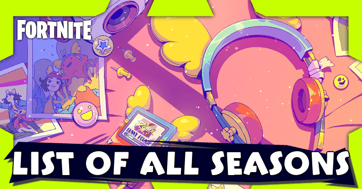 Fortnite - List of All Seasons in Chapter 6