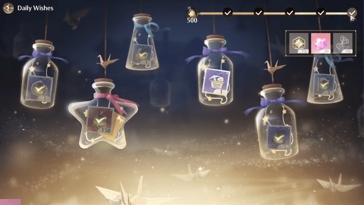 Daily Wishes Infinity Nikki