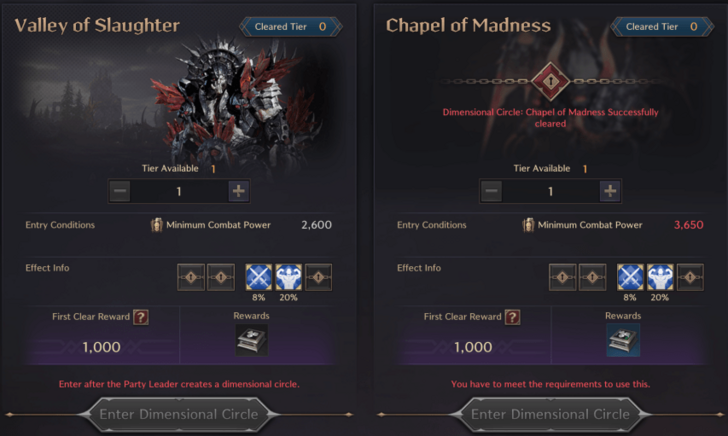 Throne and Liberty - Dimensional Trial Dungeons