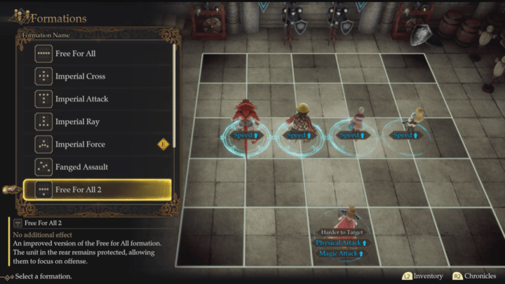 Romancing Saga 2 - Formations - Free for All 2