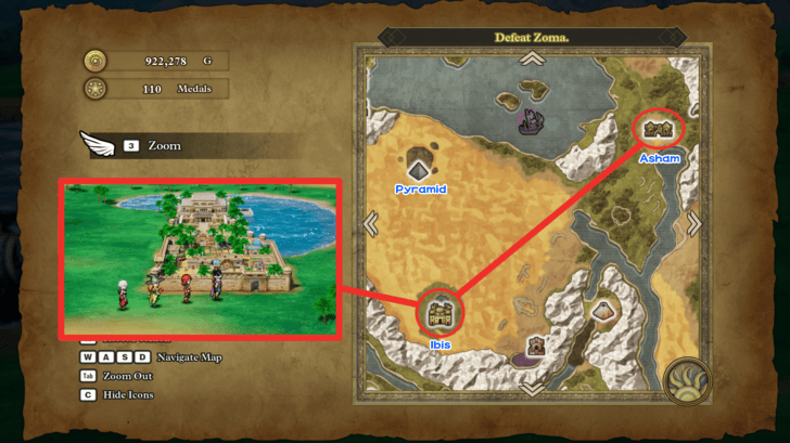 Dragon Quest 3 - How to get to Ibis