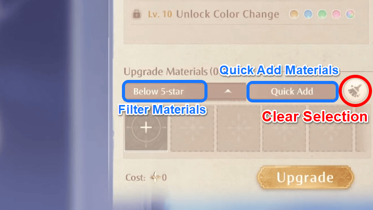Infinity Nikki Quick Add Eureka Upgrade Materials