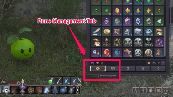 Throne and Liberty Rune Management Tab