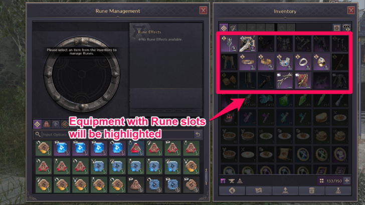 Throne and Liberty Select Equipment for Runes