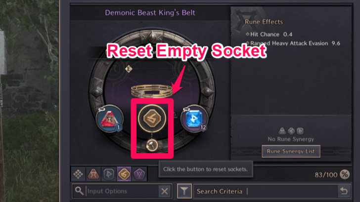 Throne and Liberty Rune Socket Reset