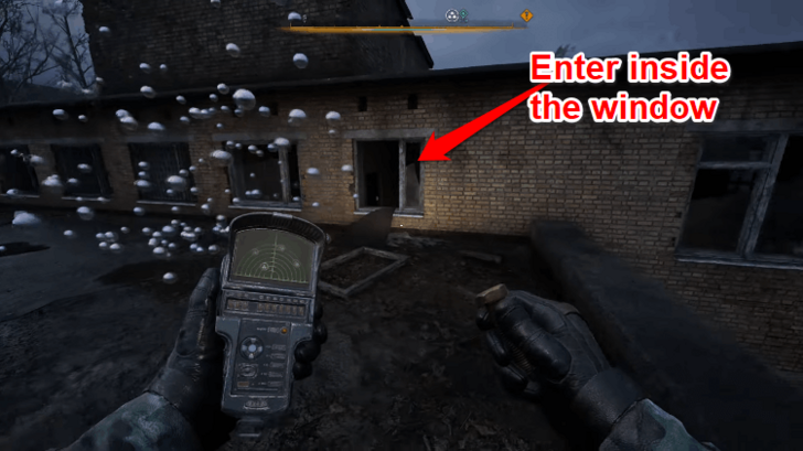 Find the Small Window at the Roof of the Laundromat