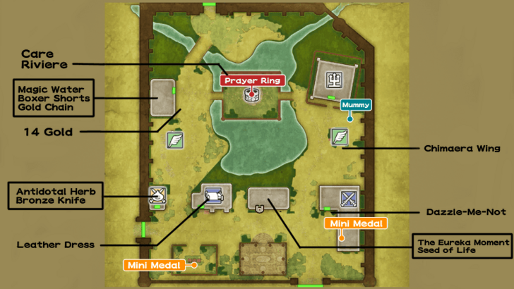 Dragon Quest 3 - Ibis Map with Notes Complete