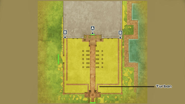 Dragon Quest 3 - Ibis Castle Exterior Map Complete