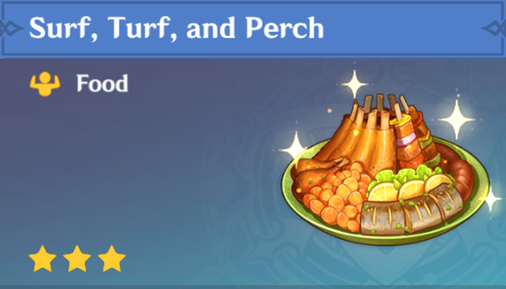 Genshin Impact - How to Get Surf, Turf, and Perch and Effects