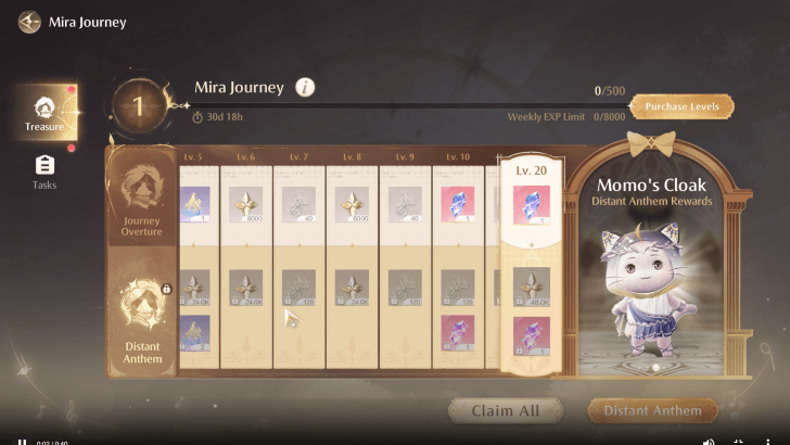 Mira Journey Screen