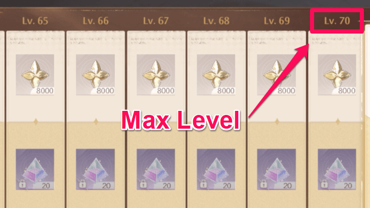 Mira Journey Max Level