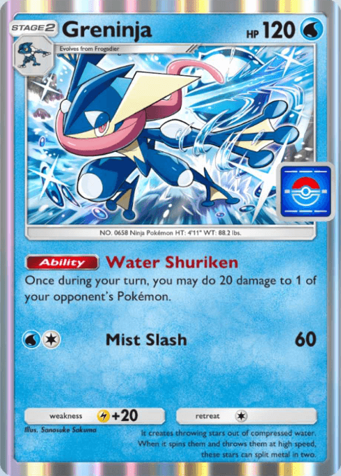 Pokemon TCG Pocket - P-A 019 Greninja