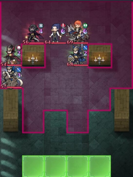 Fire Emblem Heroes - Felix and Sylvain Infernal Map