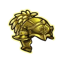 Gold Knightly Helm Icon