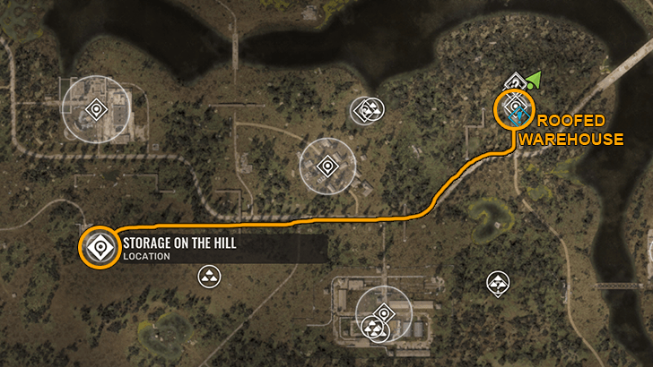 Storage on a Hill Location