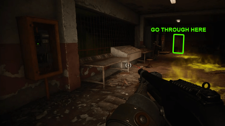 Go Through the Open Bulkhead Door