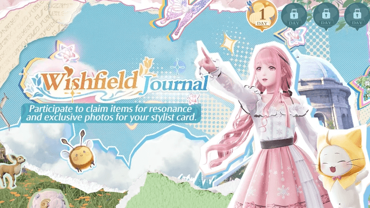 Infinity Nikki - Event 3 - Wishfield Journal
