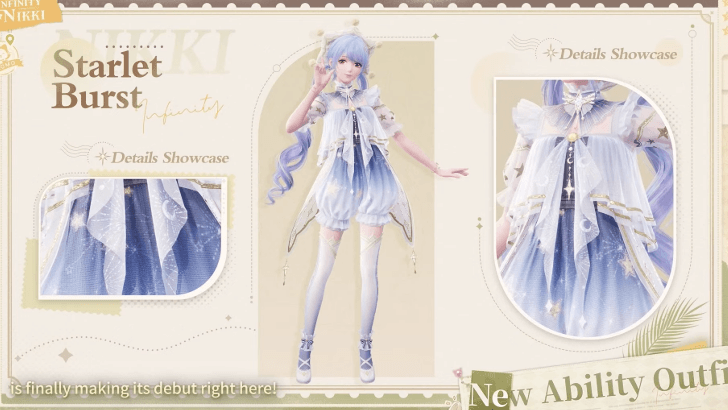 Infinity Nikki Release Livestream Summary and Details - New Ability Outfit - Starlet Burst 1