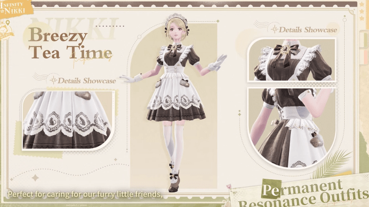 Infinity Nikki Release Livestream Summary and Details - New Permanent Resonance Outfits - Breezy Tea Time