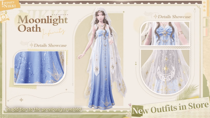 Infinity Nikki Release Livestream Summary and Details - New Outfits in Store Previews - Moonlight Oath